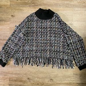 Patrizia Luca Milano colorful L/XL turtleneck sweater